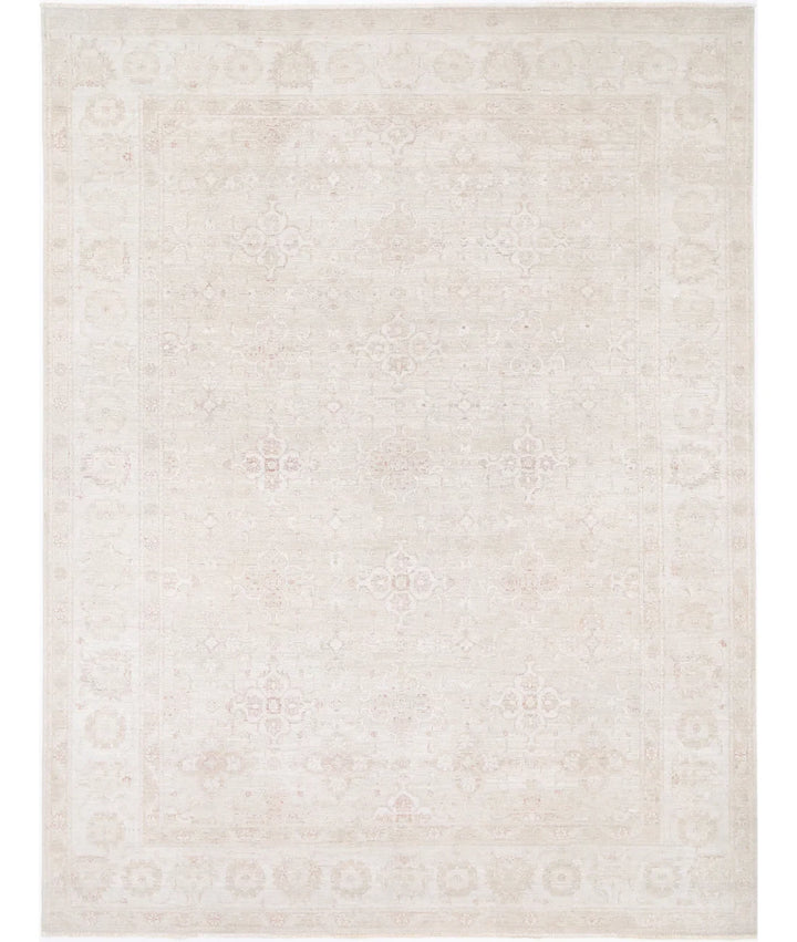 Brown Afghan Serenity Rug 8' 7" x 11' 8" Hand-Knotted | No. AT98966