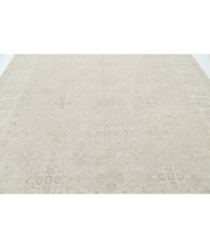 Brown Afghan Serenity Rug 8' 7" x 11' 8" Hand-Knotted | No. AT98966