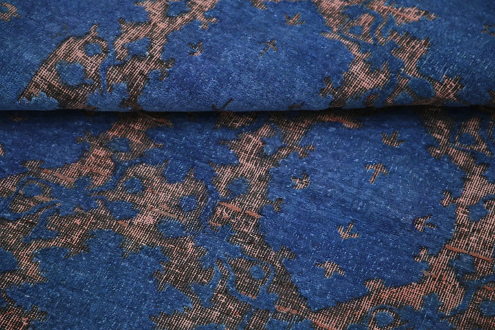 Blue Afghan Oriental Rug 3' 10" x 5' 8" Hand-Knotted | No. AT98982