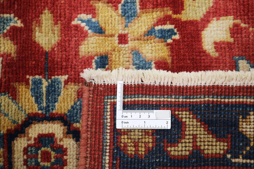 Red Afghan Oriental Rug 2'0" x 2'10" Hand-Knotted | No. AT99014