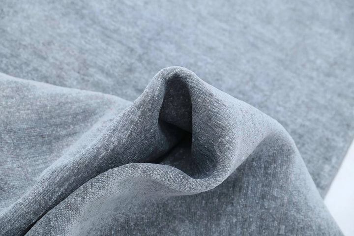 Grey Afghan Overdye Rug 2' 7" x 10' 0" Hand-Knotted | No. AT99041