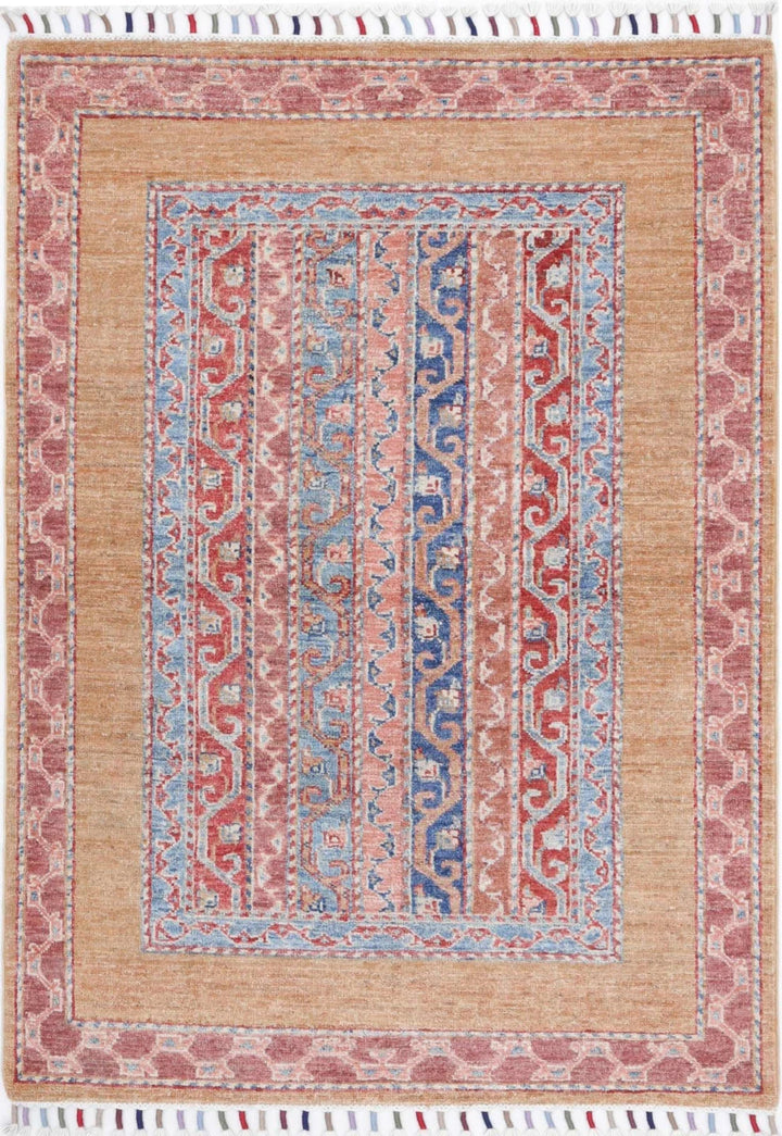 Afghan Shaal Rug 2' 10" x 4' 0" Hand-Knotted | No. AT99067