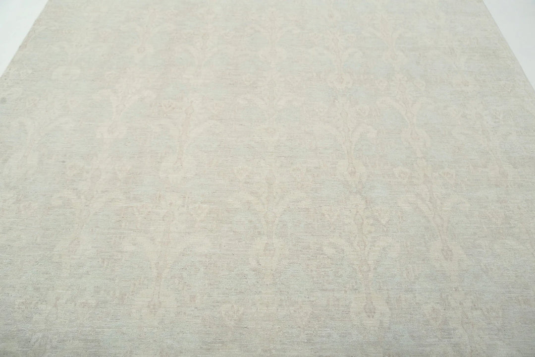 Afghan Ikat Rug 8' 0" x 9' 7" Hand-Knotted | No. AT99198