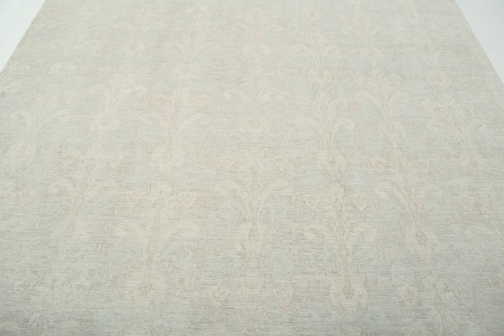 Afghan Ikat Rug 8' 0" x 9' 7" Hand-Knotted | No. AT99198