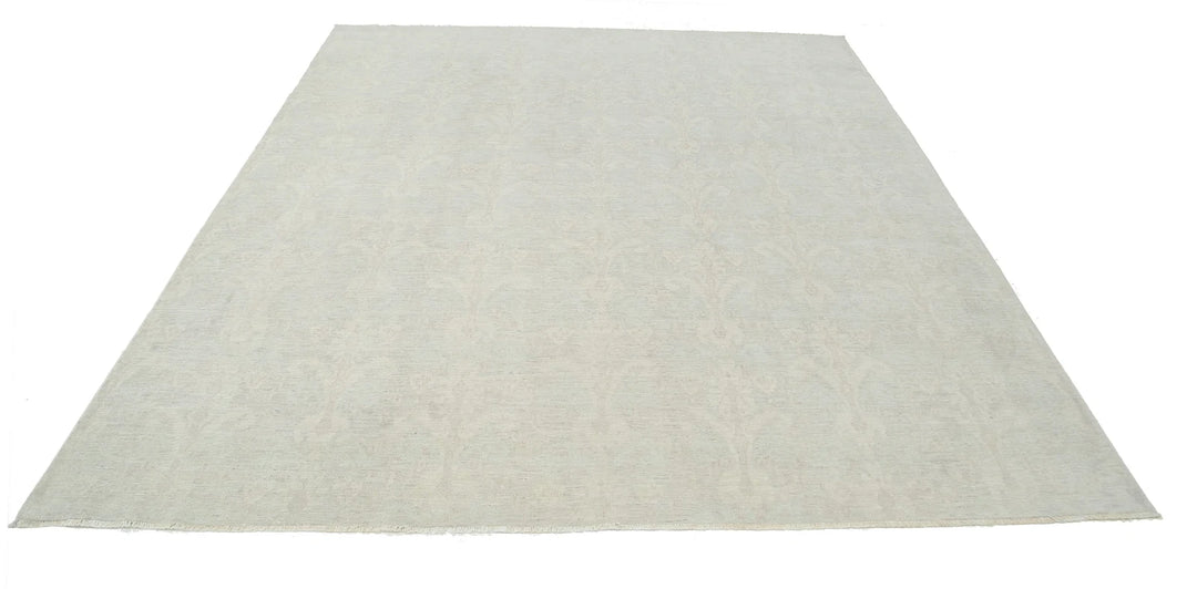 Afghan Ikat Rug 8' 0" x 9' 7" Hand-Knotted | No. AT99198
