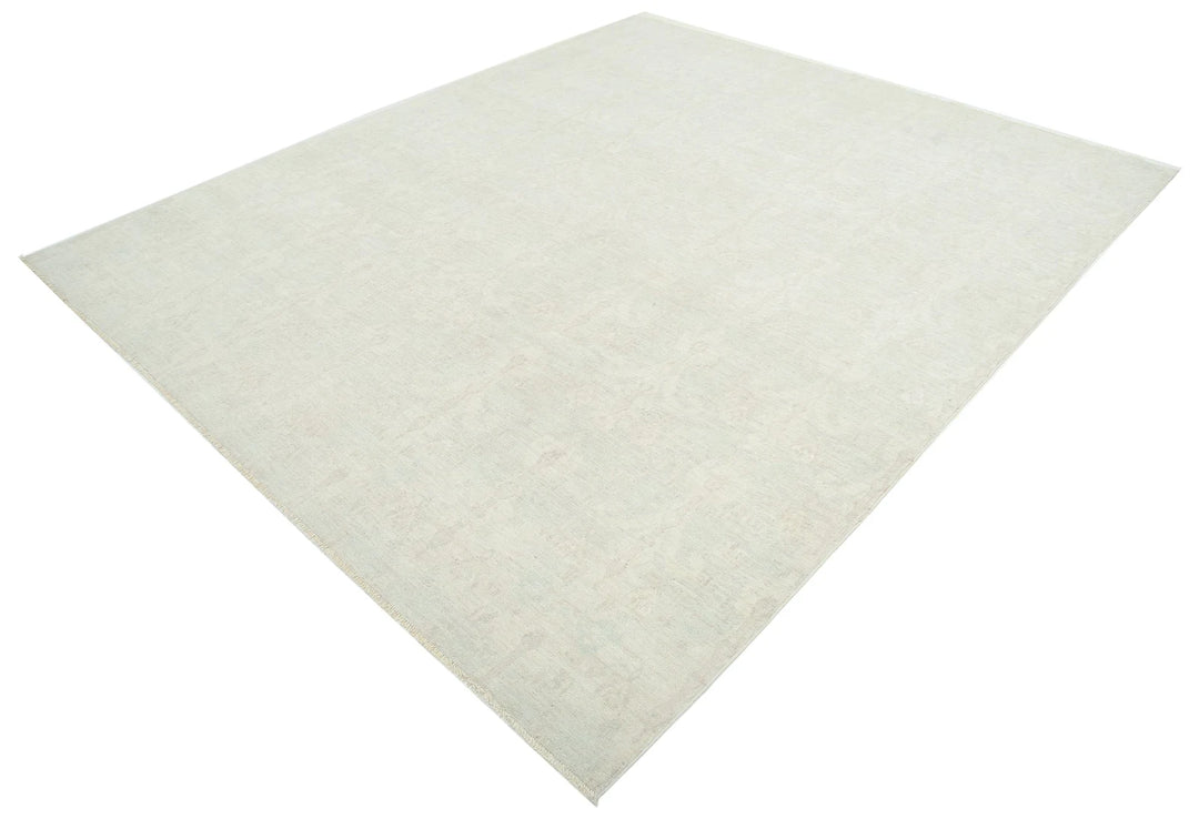 Afghan Ikat Rug 8' 0" x 9' 7" Hand-Knotted | No. AT99198