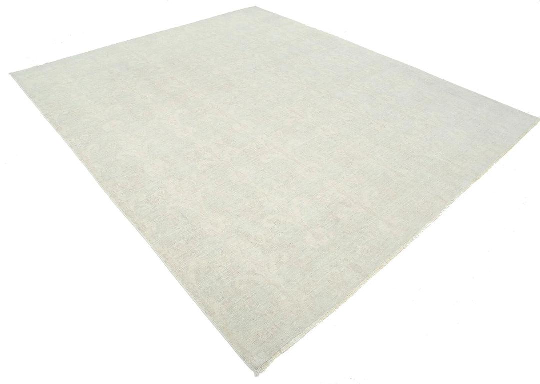 Afghan Ikat Rug 8' 0" x 9' 7" Hand-Knotted | No. AT99198