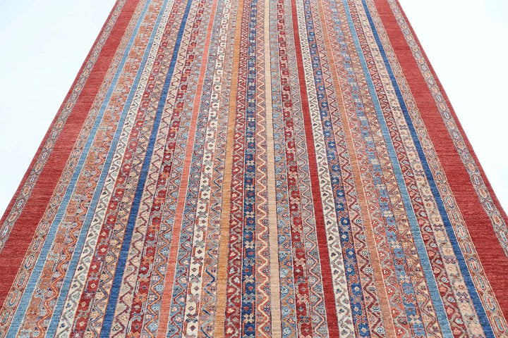 Afghan Shaal Rug 6' 7" x 9' 10" Hand-Knotted | No. AT99258