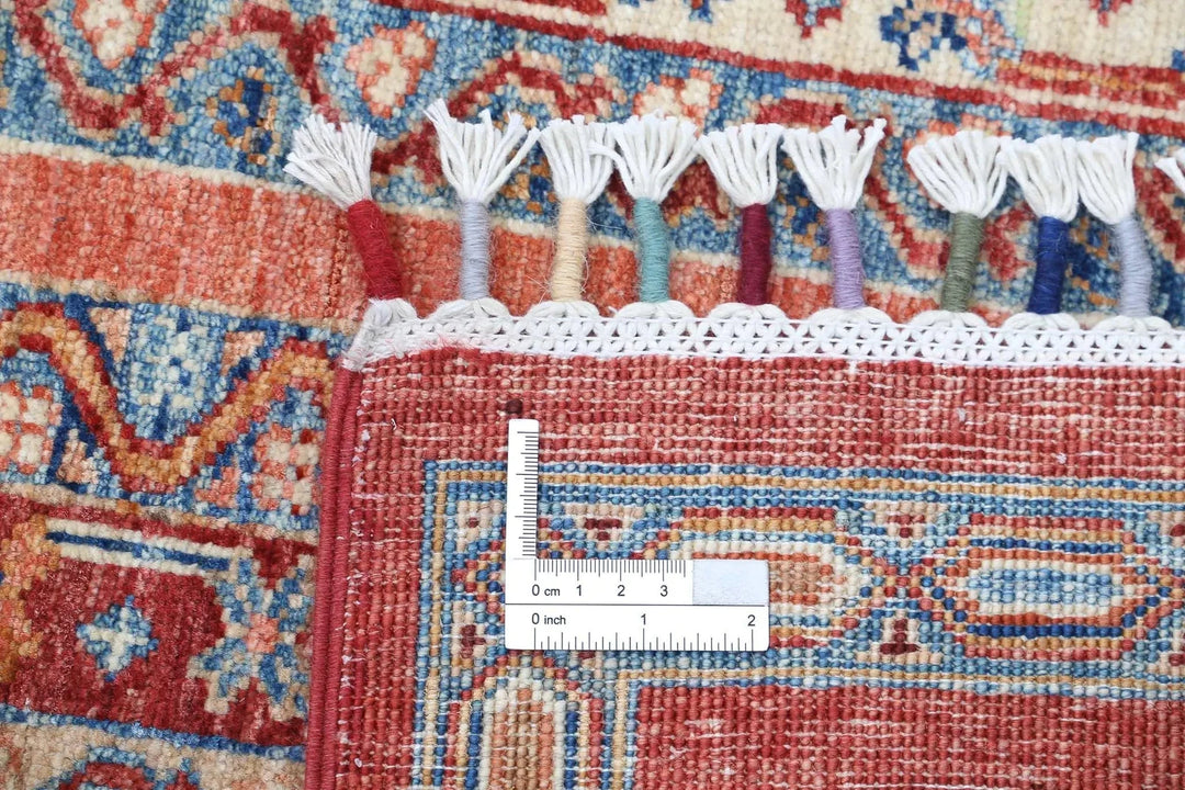 Afghan Shaal Rug 6' 7" x 9' 10" Hand-Knotted | No. AT99258