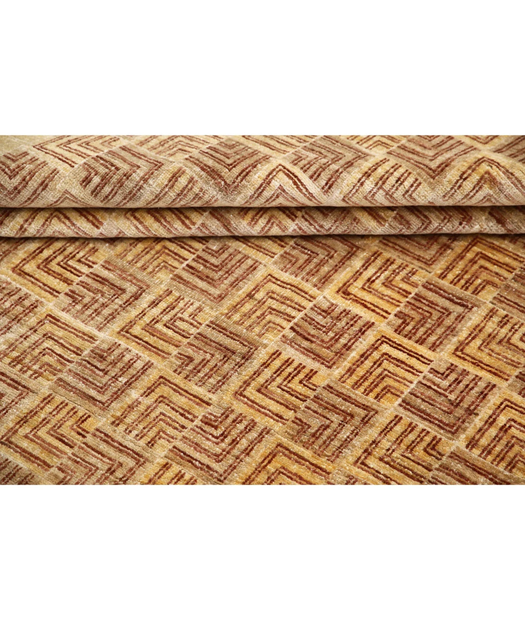 Afghan Oriental Rug 6' 6" x 8' 6" Hand-Knotted | No. AT99345