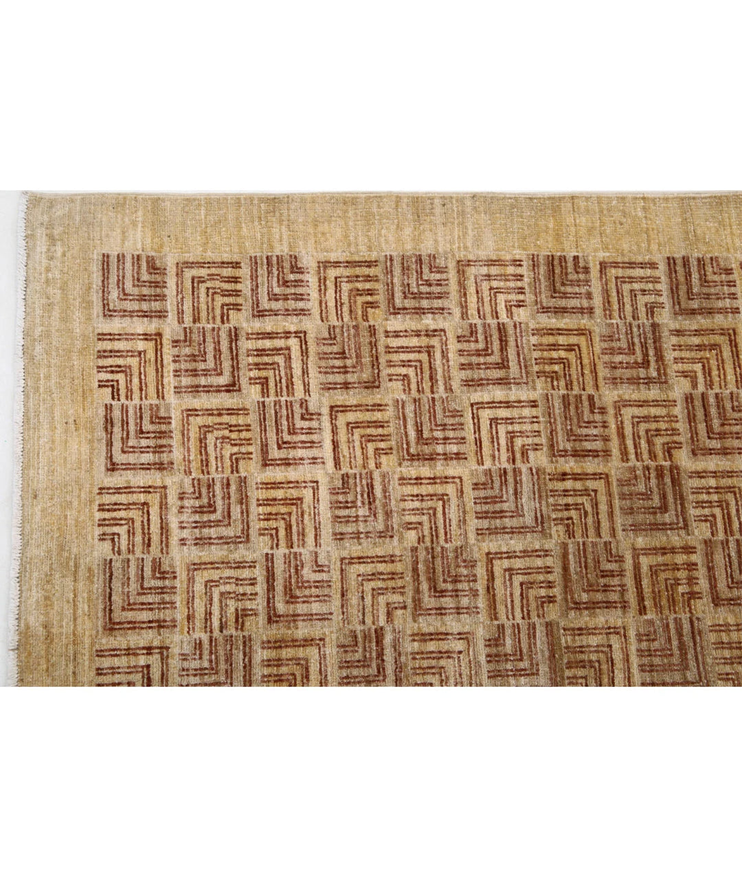 Afghan Oriental Rug 6' 6" x 8' 6" Hand-Knotted | No. AT99345
