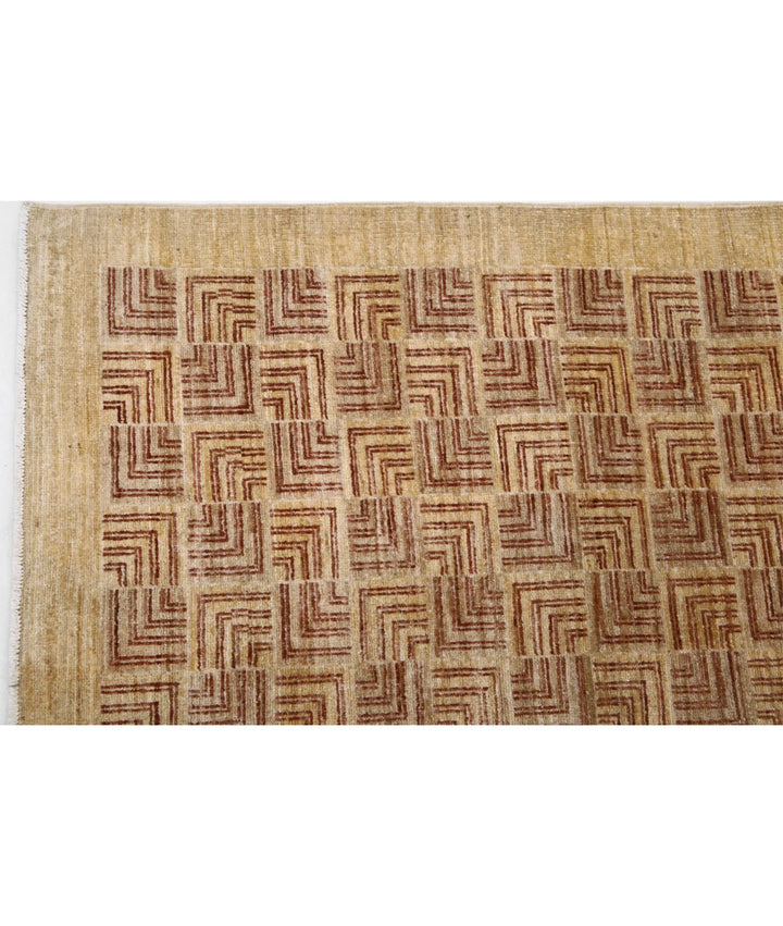 Afghan Oriental Rug 6' 6" x 8' 6" Hand-Knotted | No. AT99345