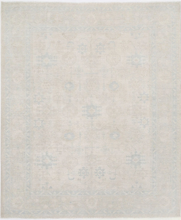 Afghan Serenity Rug 8' 1" x 9' 6" Hand-Knotted | No. AT99353