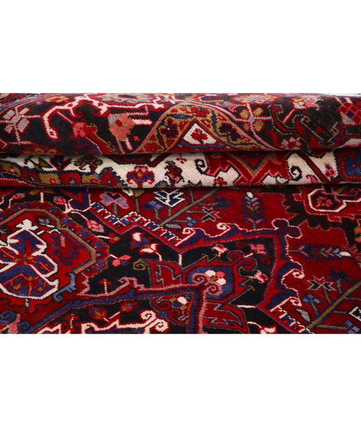 Persian Heriz Rug 8' 1" x 11' 2" Hand-Knotted | No. AT99567