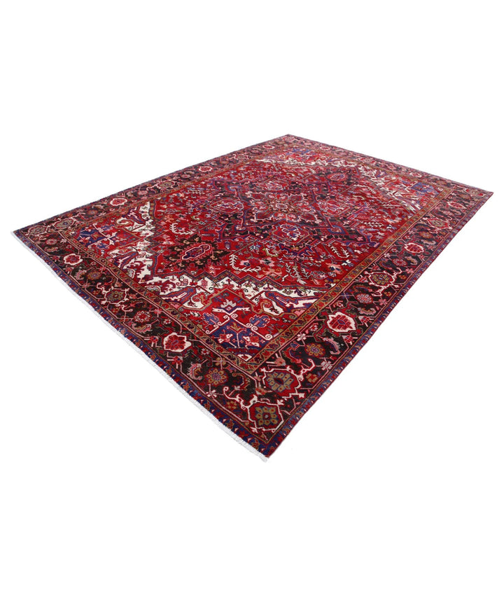 Persian Heriz Rug 8' 1" x 11' 2" Hand-Knotted | No. AT99567