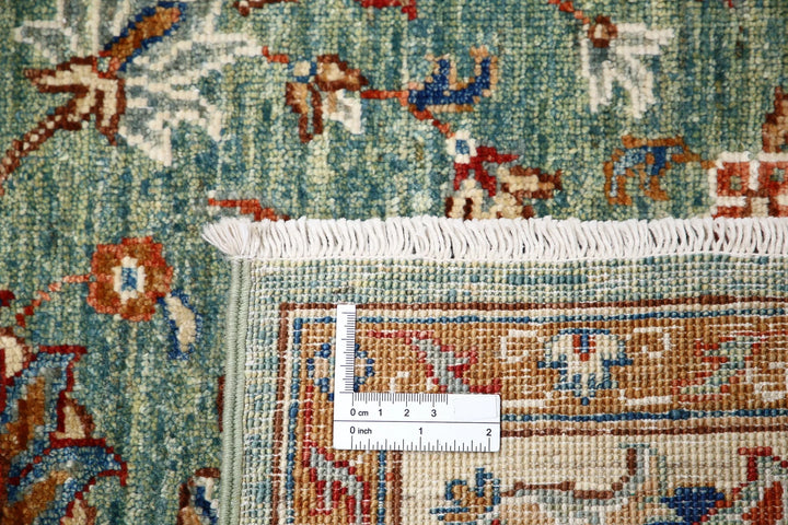 Afghan Ziegler Farhan Rug 5'6" x 8'2" Hand-Knotted | No. AT99609