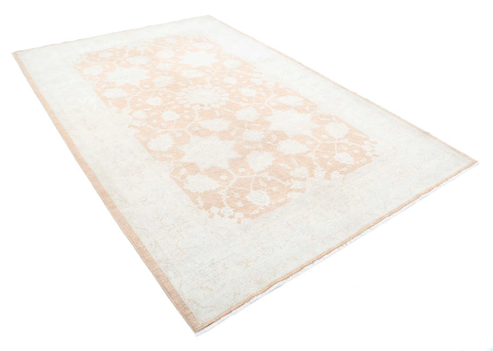 Afghan Ariana Rug 6' 4" x 9' 4" Hand-Knotted | No. AT99616