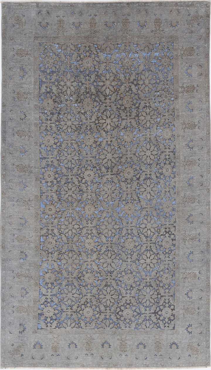 Afghan Oriental Rug 5' 9" x 10' 0" Hand-Knotted | No. AT99749