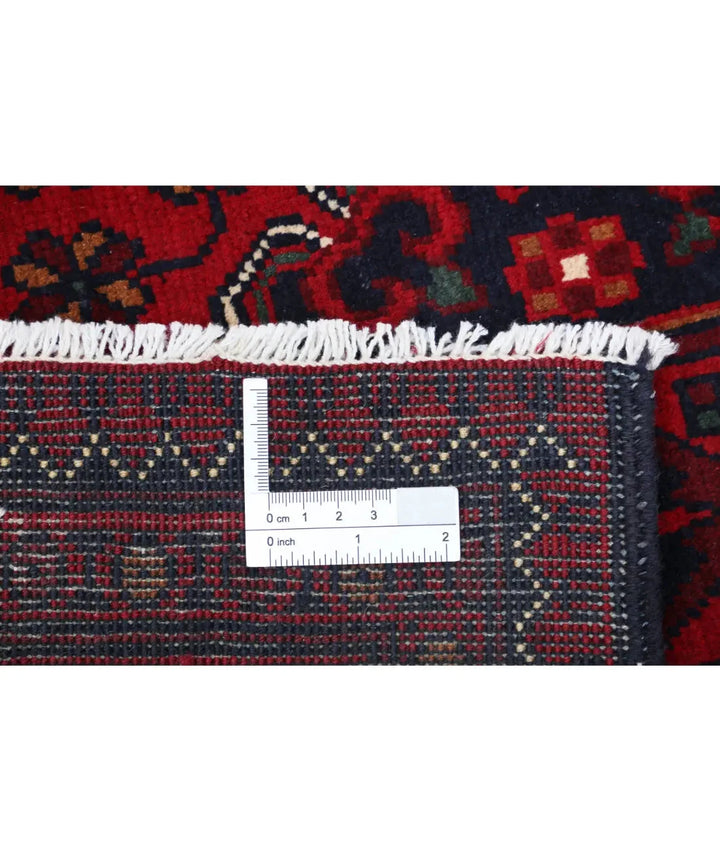 Afghan Khamyab Rug 2' 8" x 9' 3" Hand-Knotted | No. AT99803