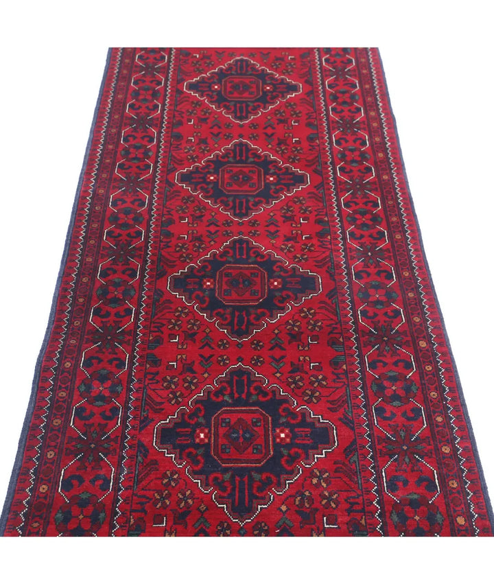 Afghan Khamyab Rug 2' 8" x 9' 3" Hand-Knotted | No. AT99803
