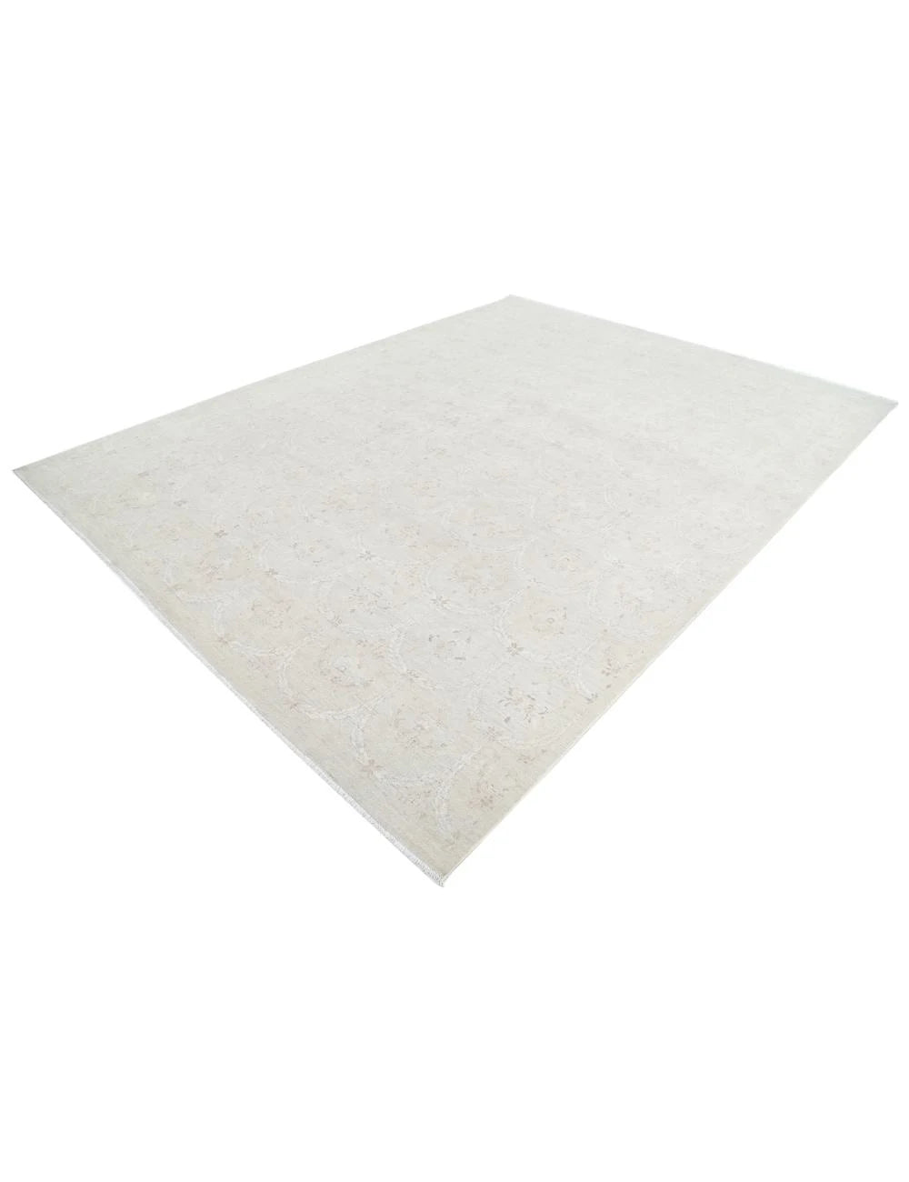 Afghan Tabriz Rug 8' 9" x 11' 3" Hand-Knotted | No. AT99805