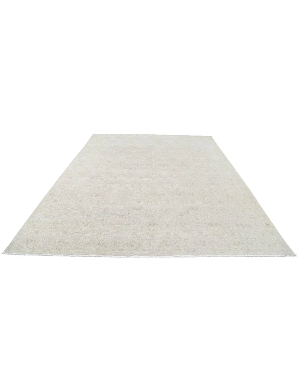 Afghan Tabriz Rug 8' 9" x 11' 3" Hand-Knotted | No. AT99805