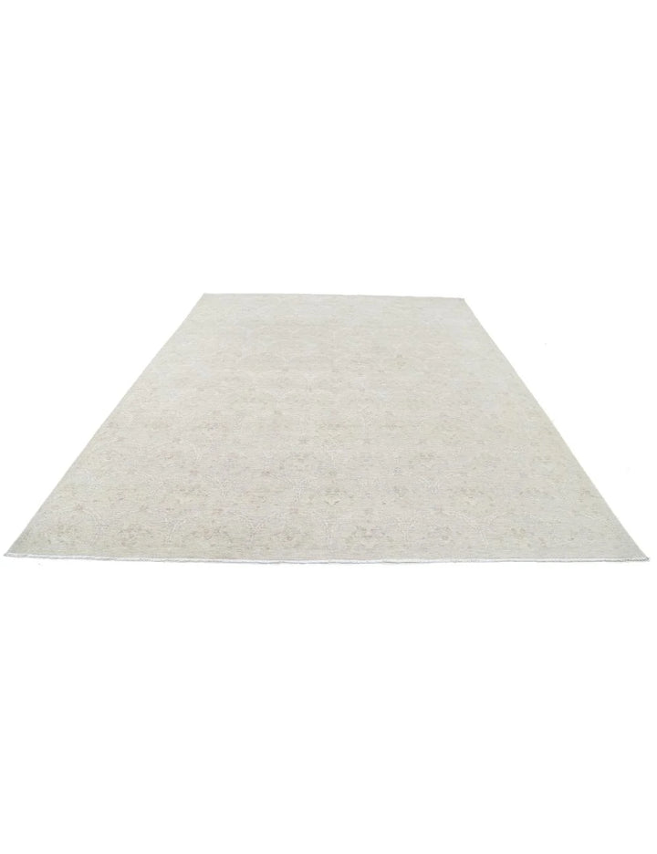 Afghan Tabriz Rug 8' 9" x 11' 3" Hand-Knotted | No. AT99805