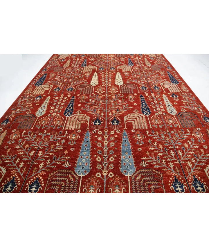 Afghan Bakshaish Rug 10' 0" x 17' 7" Hand-Knotted | No. AT99931