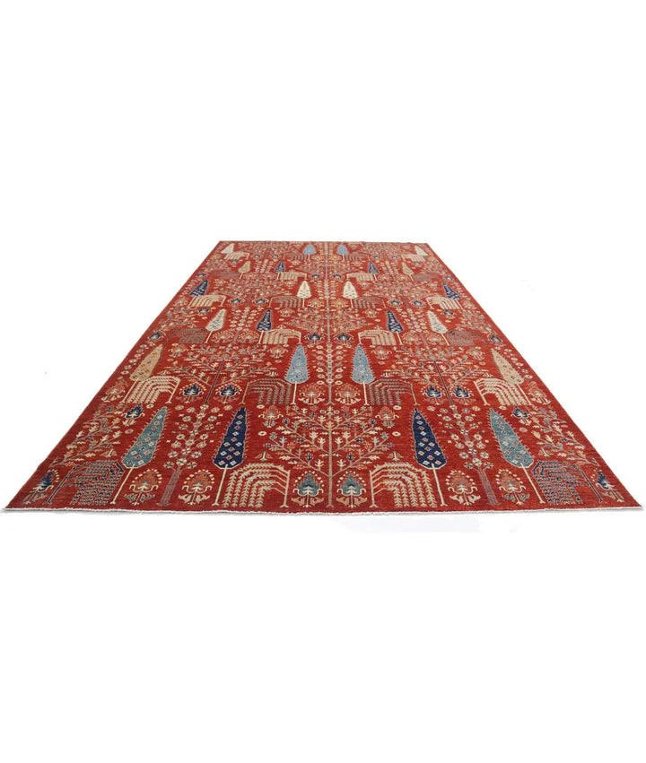 Afghan Bakshaish Rug 10' 0" x 17' 7" Hand-Knotted | No. AT99931