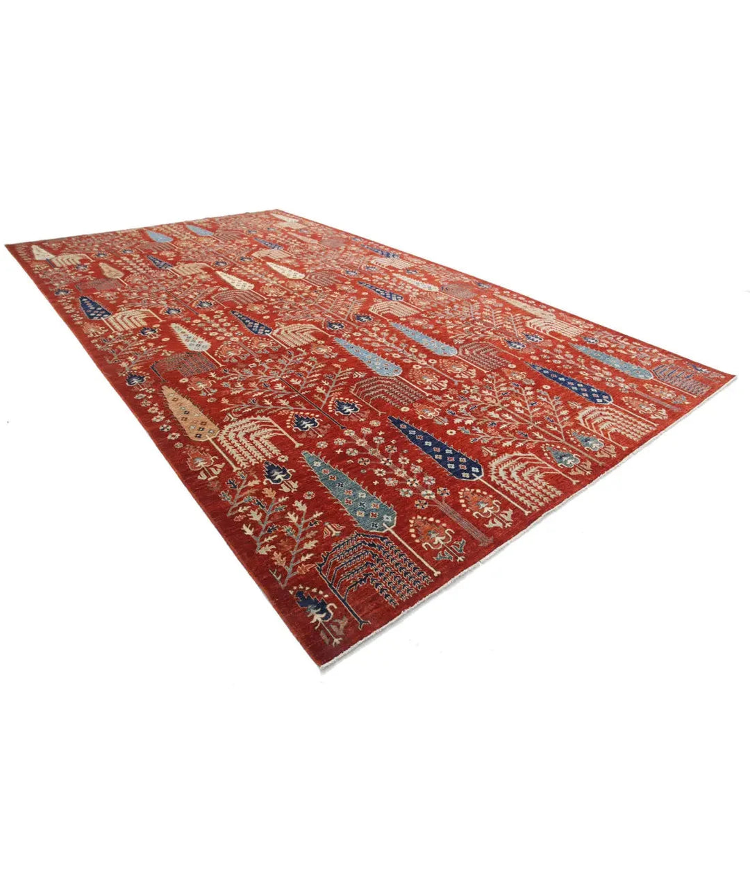 Afghan Bakshaish Rug 10' 0" x 17' 7" Hand-Knotted | No. AT99931