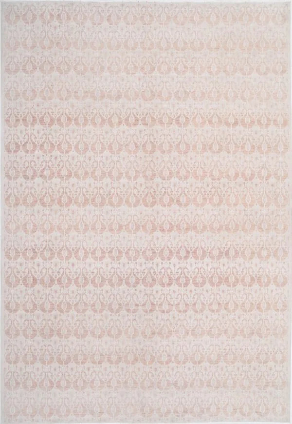 Ivory Artemix Ikat Rug 12' 1" x 17' 5" Hand-Knotted | No. AV20198