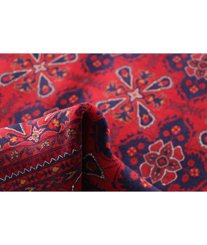 Afghan Beljik Rug 4' 10" x 6' 3" Hand-Knotted | No. AT43977