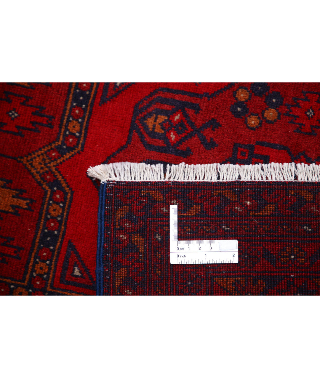 Afghan Beljik Rug 4' 10" x 6' 6" Hand-Knotted | No. AT59618