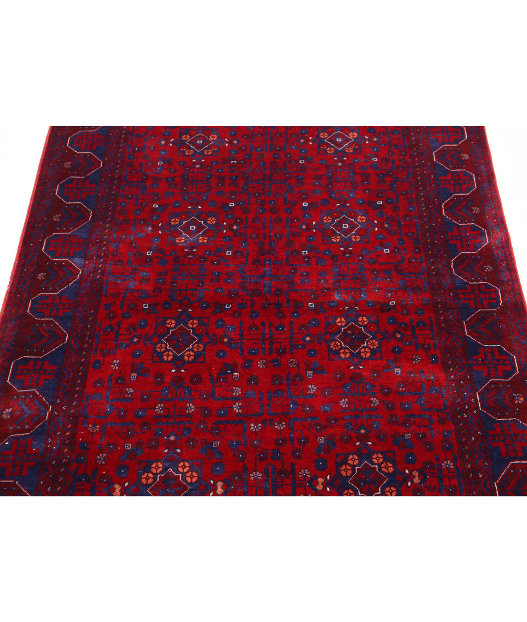 Afghan Beljik Rug 3' 3" x 4' 9" Hand-Knotted | No. AT25833