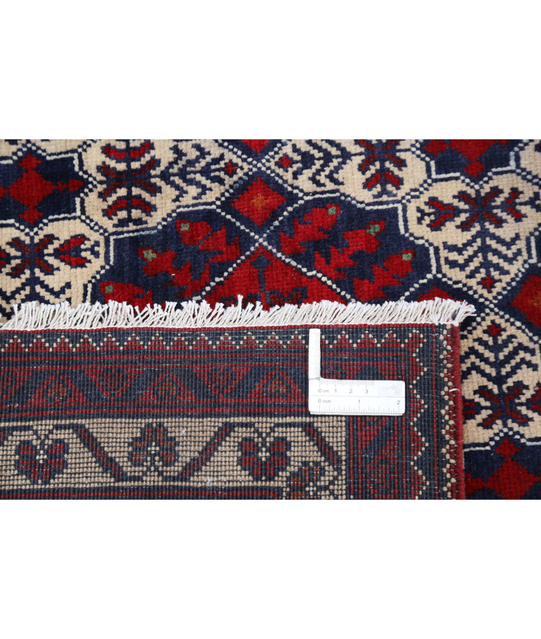 Hand Knotted Afghan Khamyab Wool Rug 15' 10" x 25' 7" - No. AT67699