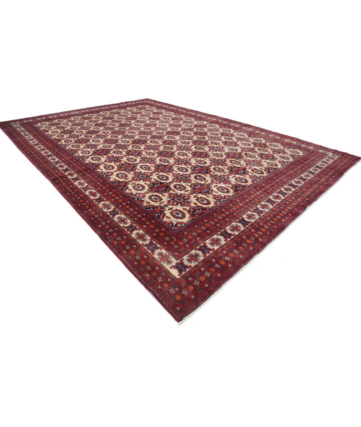 Afghan Khamyab Rug 13' 0" x 18' 11" Hand-Knotted | No. AT15790