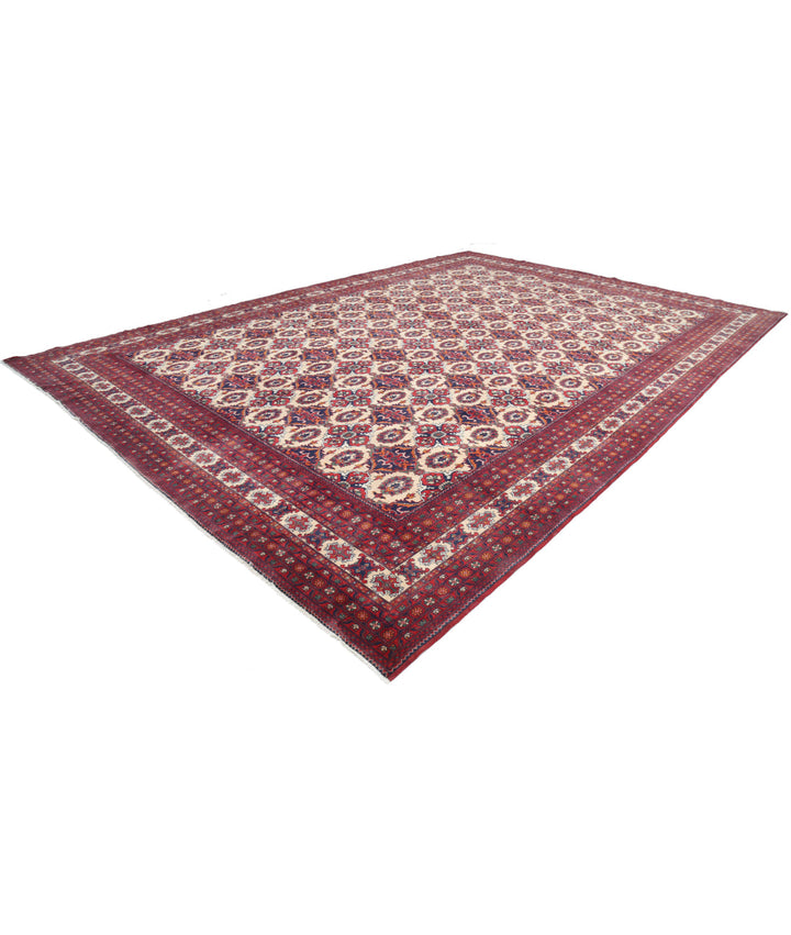 Afghan Khamyab Rug 13' 0" x 18' 11" Hand-Knotted | No. AT15790