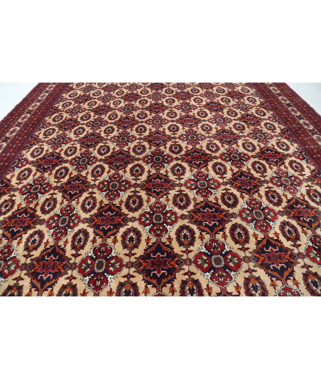 Afghan Khamyab Rug 13' 0" x 18' 11" Hand-Knotted | No. AT15790