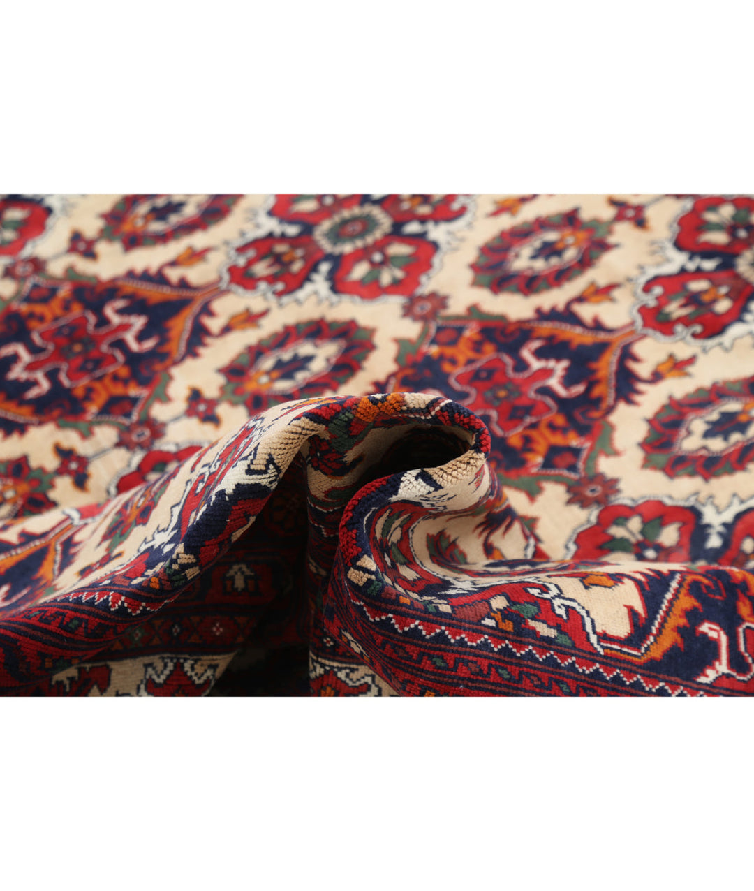 Afghan Khamyab Rug 13' 0" x 18' 11" Hand-Knotted | No. AT15790