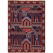 Handmade Prayer Rug 3' 0" x 4' 8" - No. AL76341