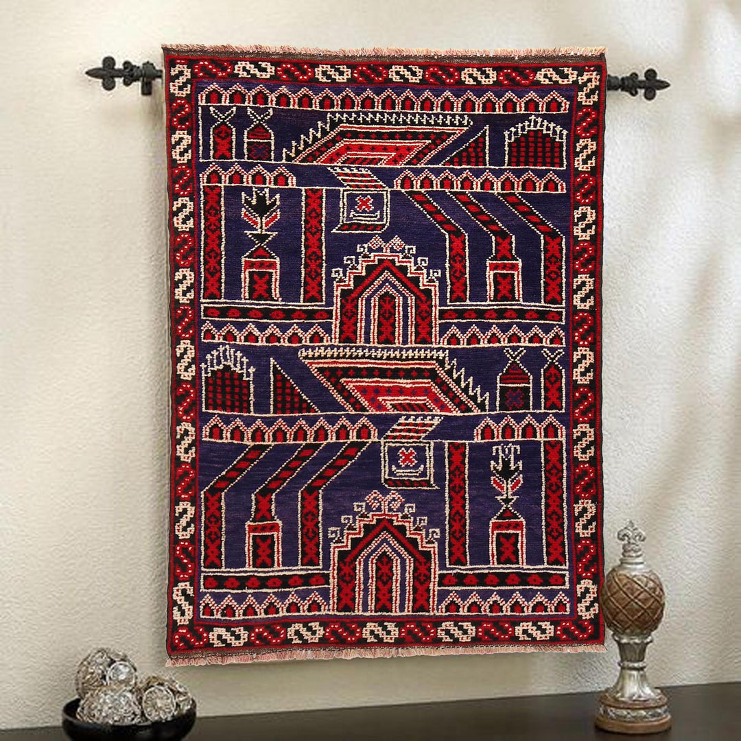 Handmade Prayer Rug 3' 0" x 4' 8" - No. AL76341