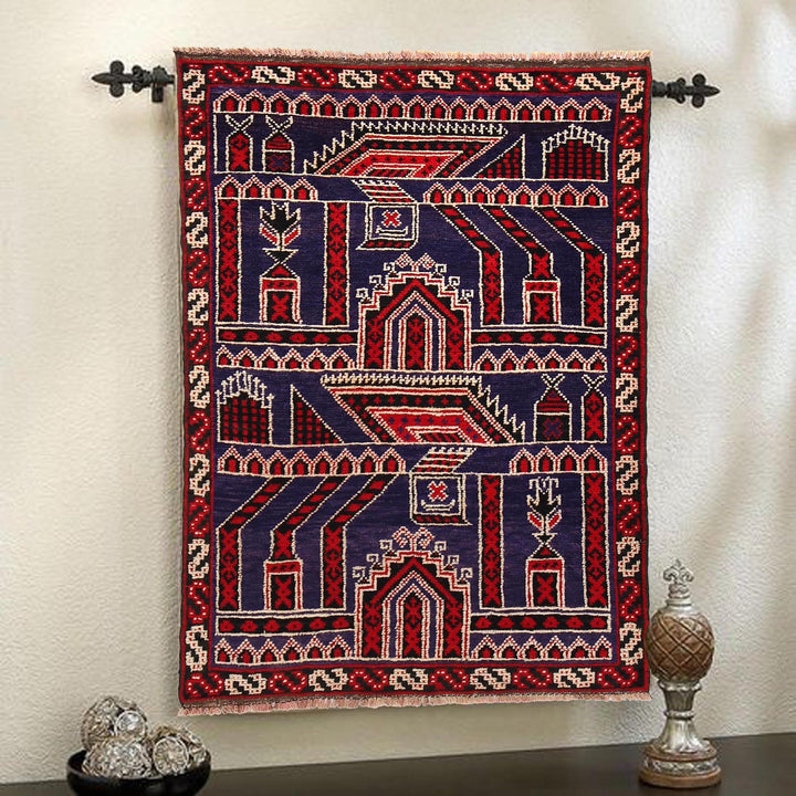 Handmade Prayer Rug 3' 0" x 4' 8" - No. AL76341