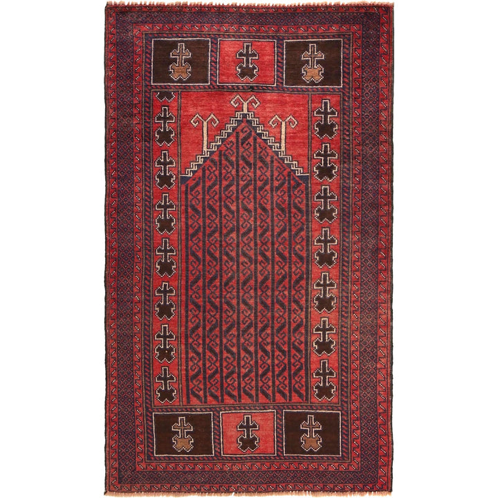 Handmade Prayer Rug 2' 7" x 4' 8" - No. AL90285