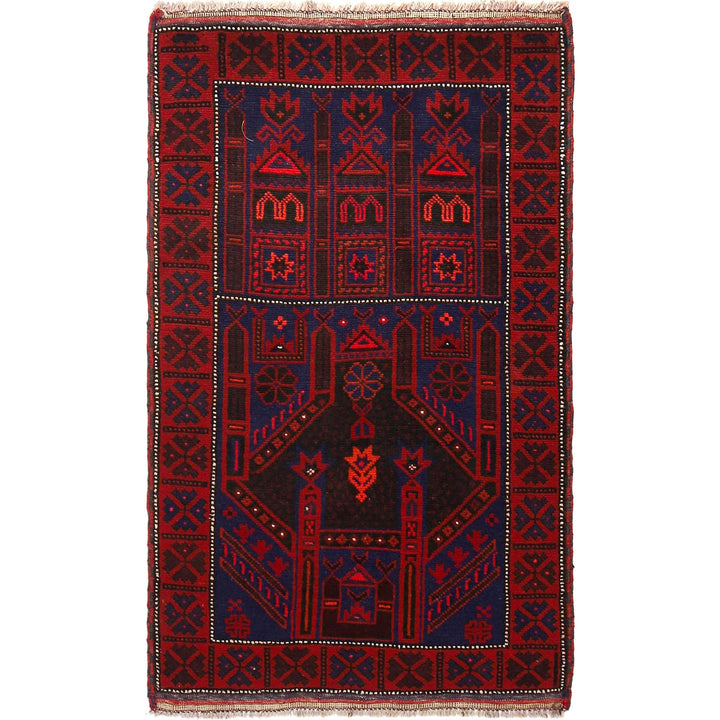 Handmade Prayer Rug 2' 9" x 4' 9" - No. AL81376