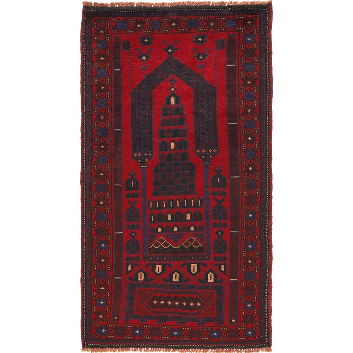 Handmade Prayer Rug 2' 7" x 4' 8" - No. AL21441
