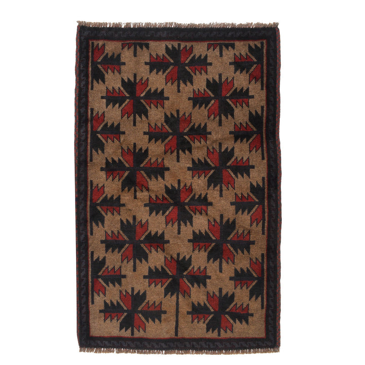 Hand Knotted Baluchi Rug 3' 0" x 4' 9" - No. AL27440