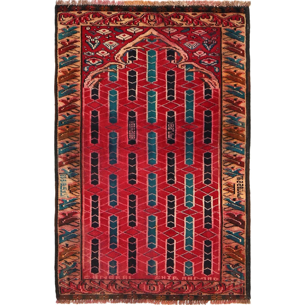 Muslim Prayer Rug 2' 6" x 3' 10" - No. AL71507