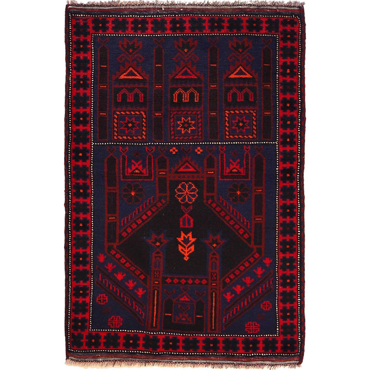Handmade Prayer Rug 3' 0" x 4' 8" - No. AL45885