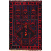 Handmade Prayer Rug 3' 0" x 4' 8" - No. AL45885