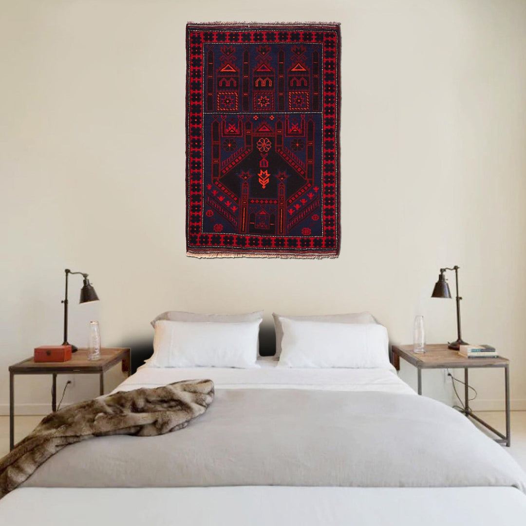 Handmade Prayer Rug 3' 0" x 4' 8" - No. AL45885